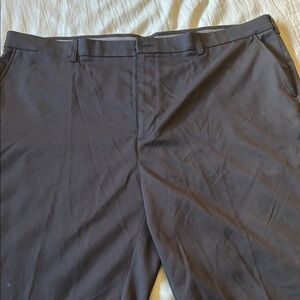 Roundtree & Yorke Men's Gray Dress Performance Shorts